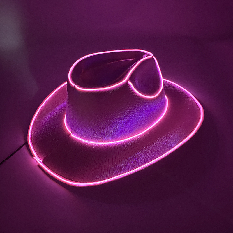 Diy Halloween Electronics - Rave brilhante light up bar chapéu