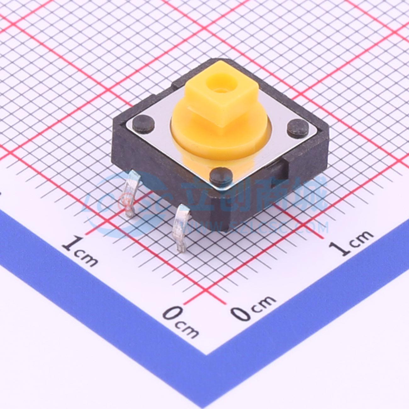 Push Button Tactile - 224 peças 12x12x7.3 -4P 12x12mm SPST