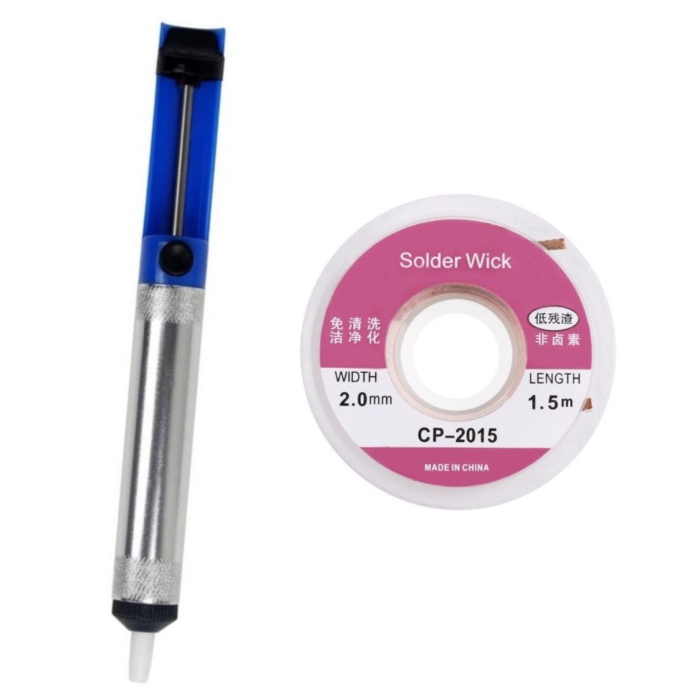 Flux Pen Electronics - Bomba de desoldagem de alumínio, caneta