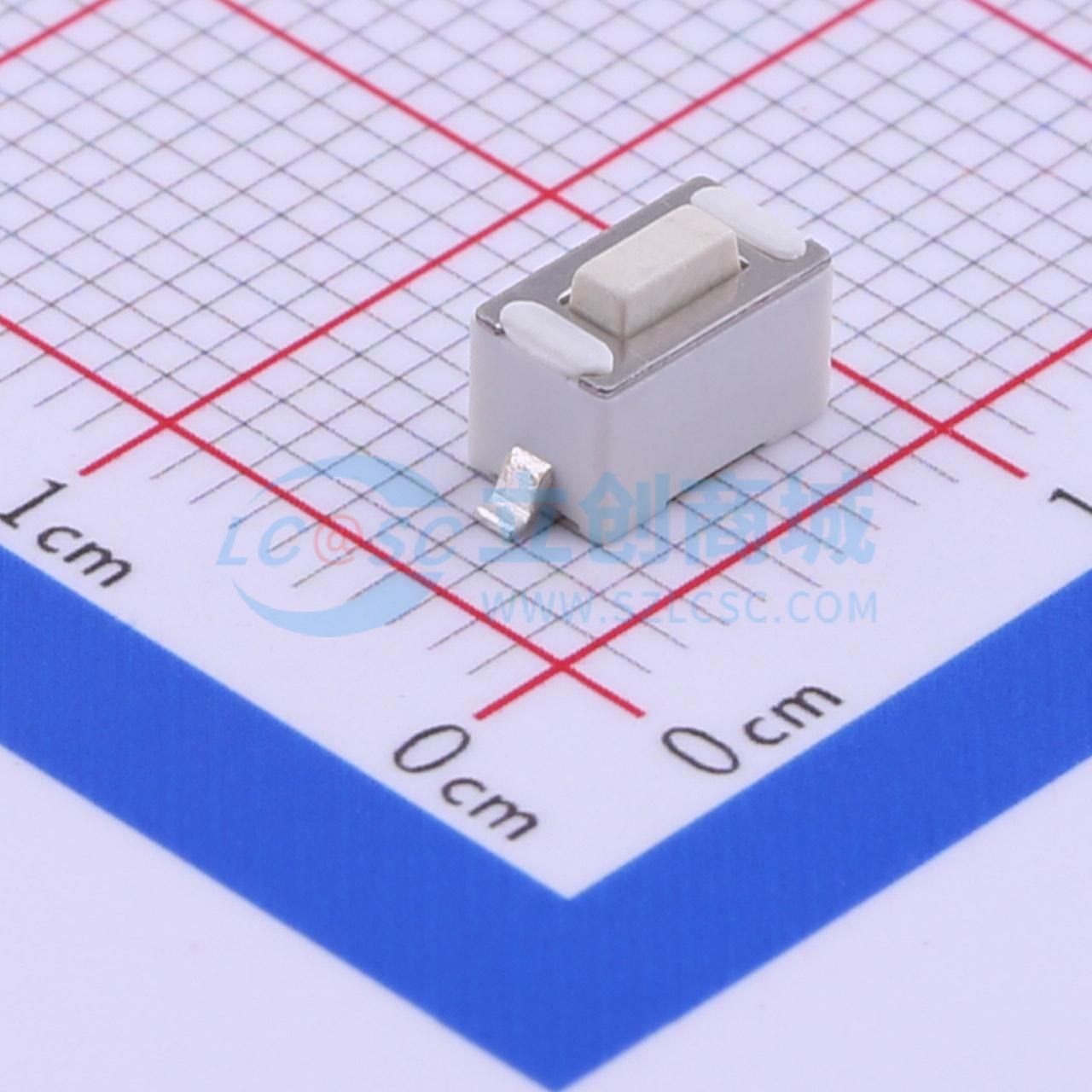Push Button Tactile - 237 peças 1TS002B-2300-4301-CT SMD 6x3.5mm SPST