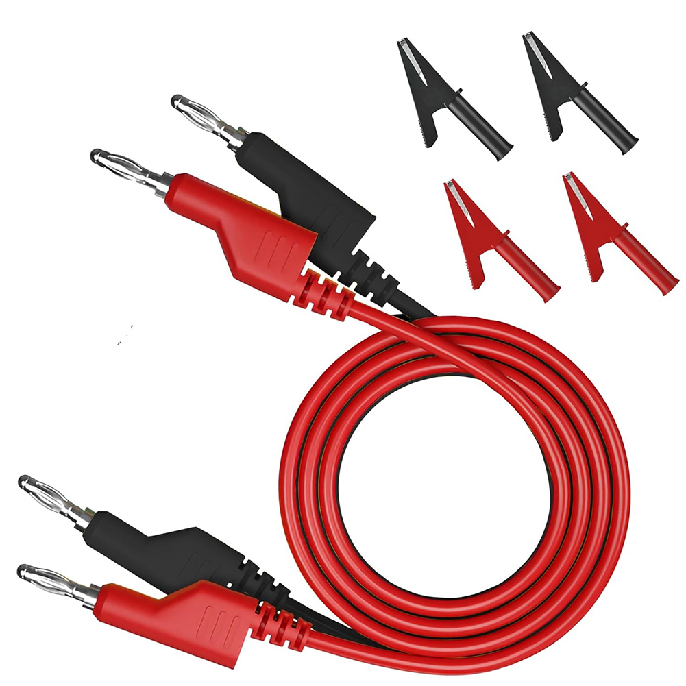 Crocodile Clip Set - Conjunto de 6 Cabos de Teste