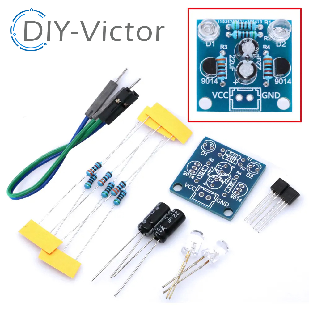 Diy Home Electronics Projects - Mht11 simples 5mm led flash kits