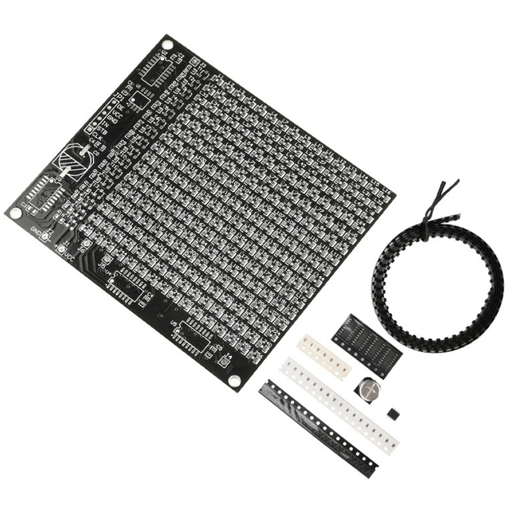 Diy Electronics Soldering Kit - 64/256 led smd matriz de pontos