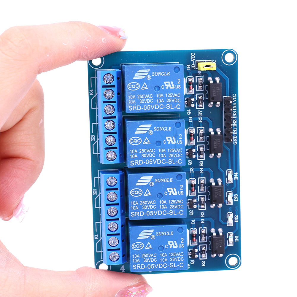 Placa de Relé de 4 Canais 5V 1 - Relay Module 5V avaliação e preço