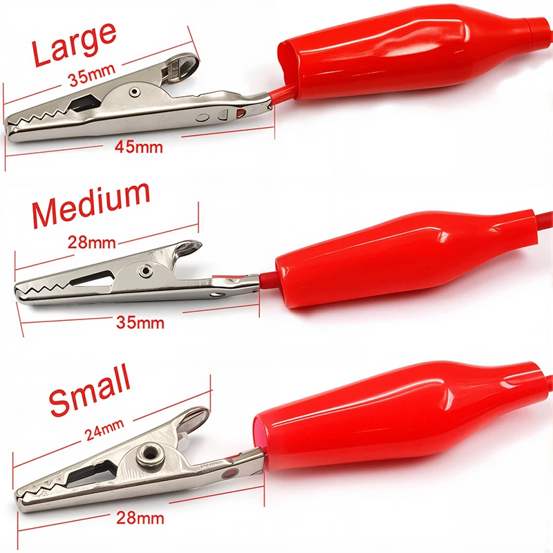 Clipes de jacaré de 28mm/35mm/ - Crocodile Clip Set avaliação e preço