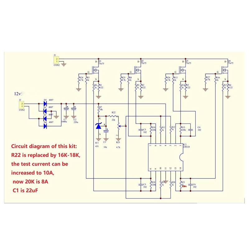 Kits DIY Testador de Capacidad - Diy Electronic Load avaliação e preço