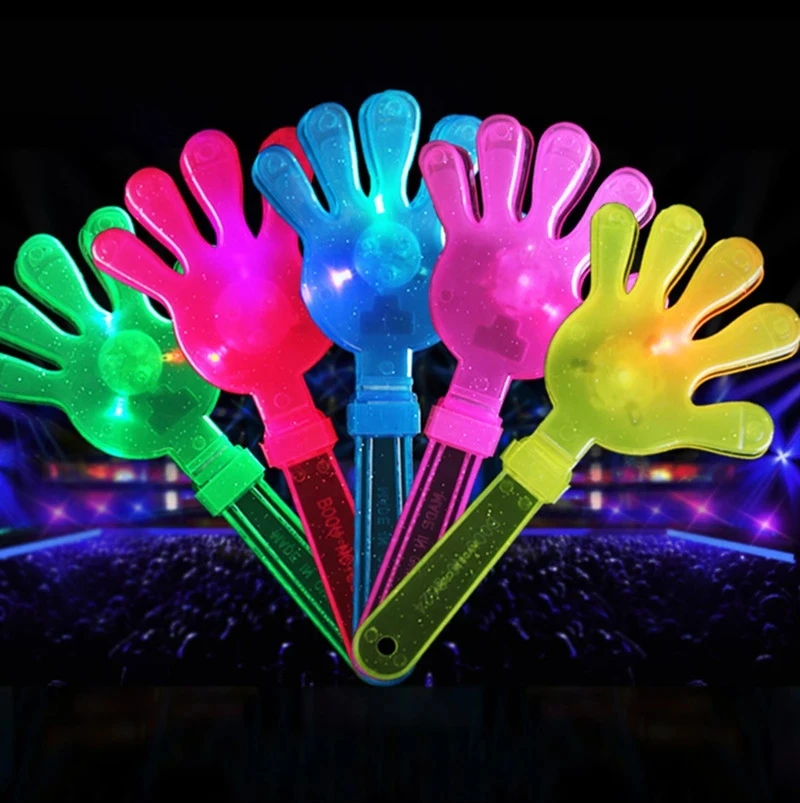 12 pçs mão clappers iluminar l - Diy Halloween Electronics avaliação e preço