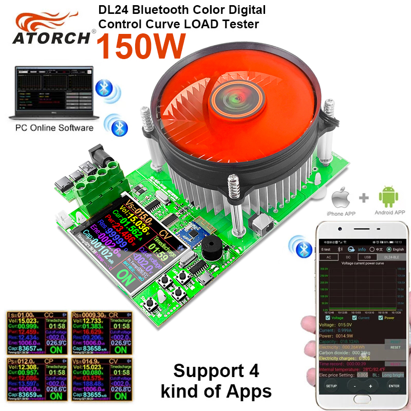 Carga de lítio eletrônica 150w - Diy Electronic Load avaliação e preço