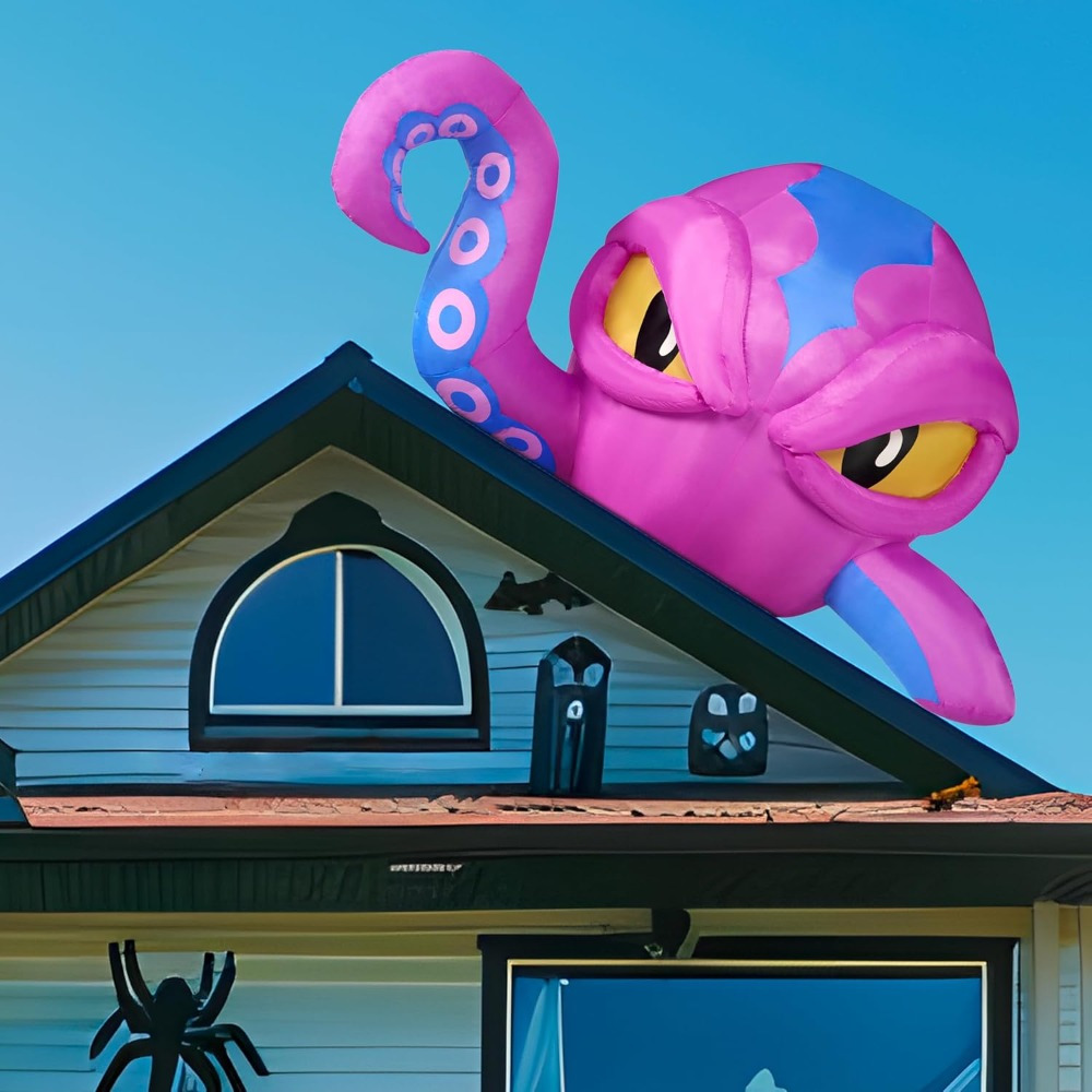 Cabeça de Polvo Roxa Inflável  - Diy Halloween Electronics avaliação e preço