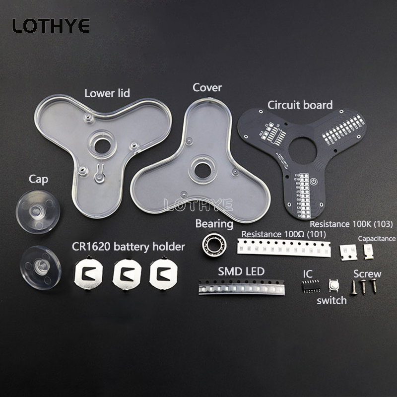 Led fidget spinner fabricação  - Diy Electronics Soldering Kit avaliação e preço