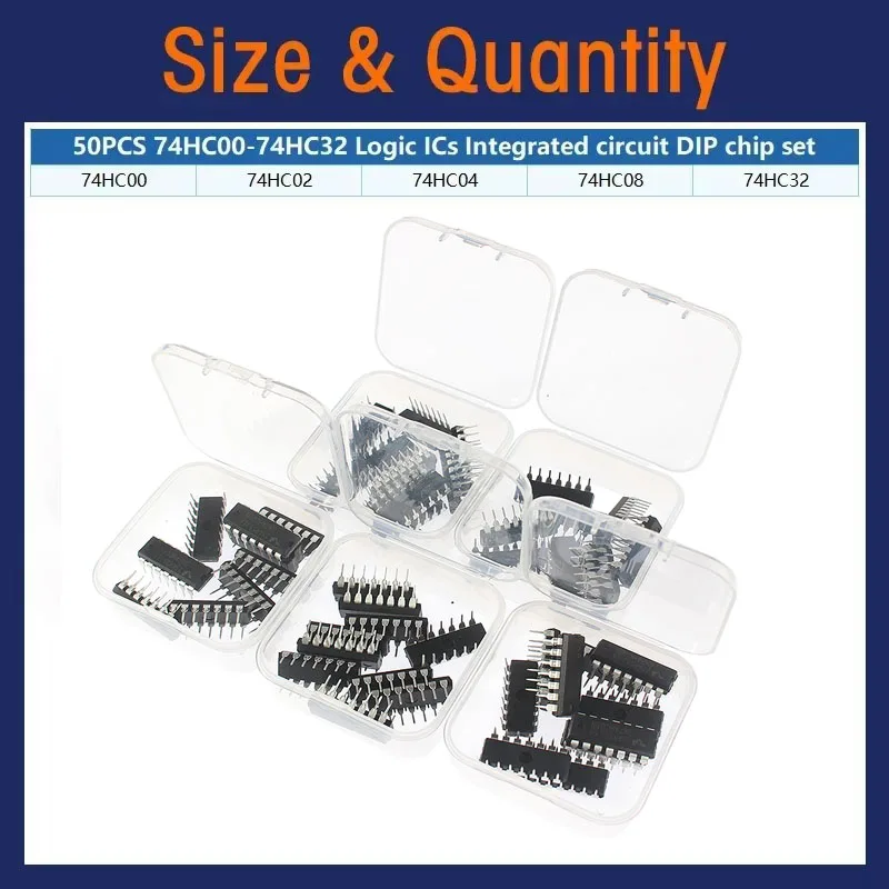 50 peças 74hc/74ls kit de sort - Diy Home Electronics Projects avaliação e preço
