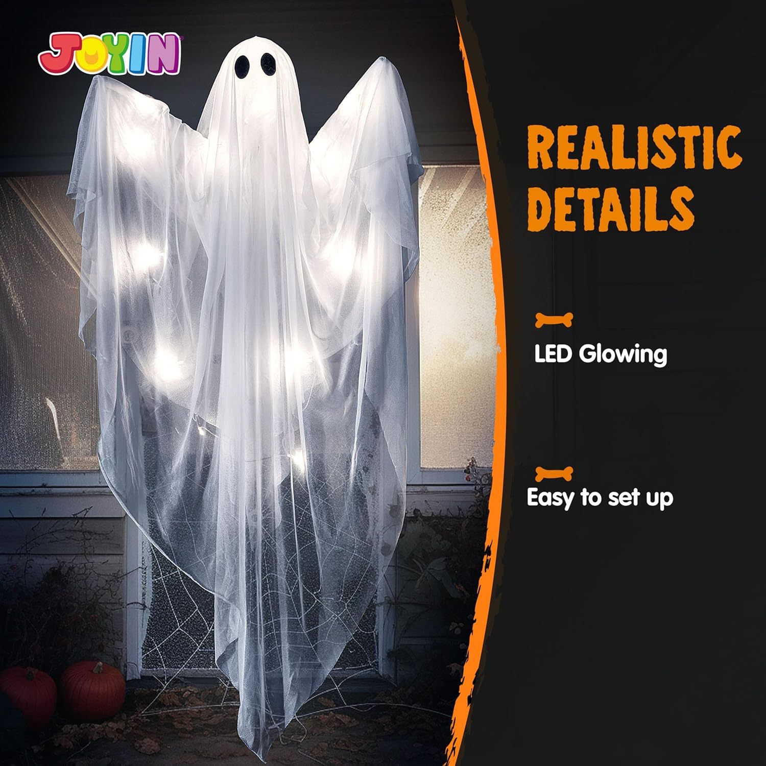 Fantasma Iluminado de Hallowee - Diy Halloween Electronics avaliação e preço