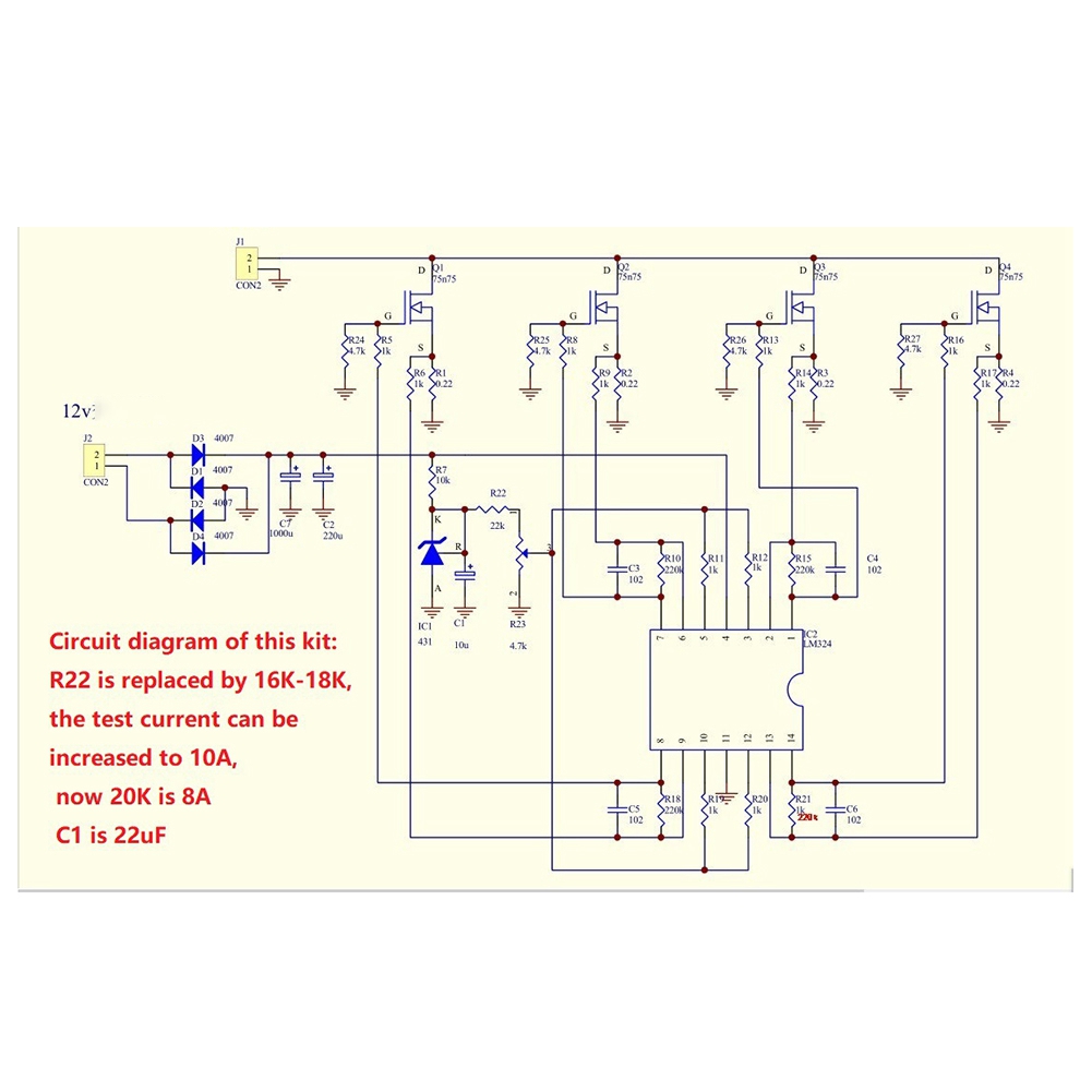 ABIY-DIY Kits 150W 10A Testado - Diy Electronic Load avaliação e preço