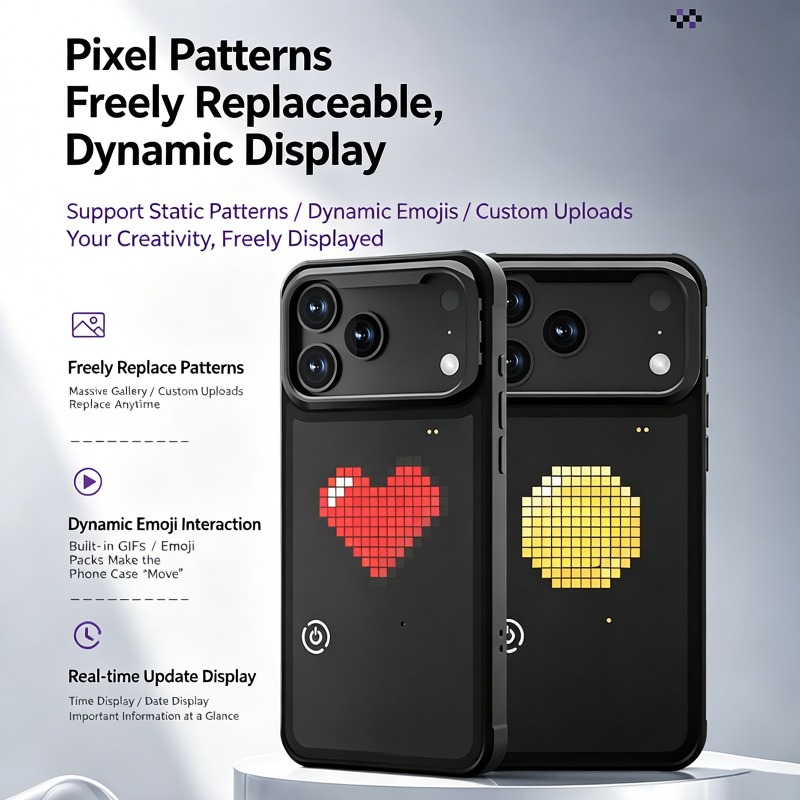 Capa de Telefone LED Pixel DIY - Diy Electronics Tpu avaliação e preço