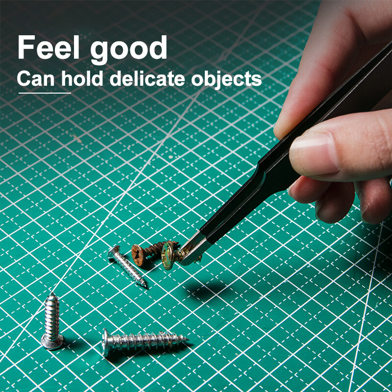 Deli-Aço Inoxidável Pinças Set - Diy Electronics Soldering Kit avaliação e preço