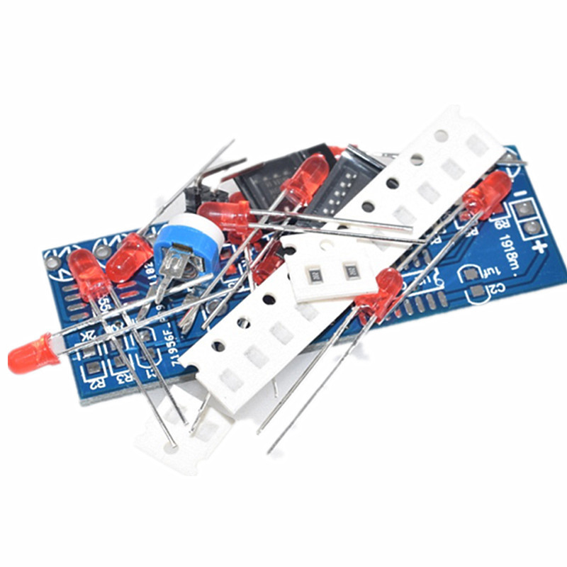 NE555 + CD4017 Running LED Flo - Diy Home Electronics Projects avaliação e preço